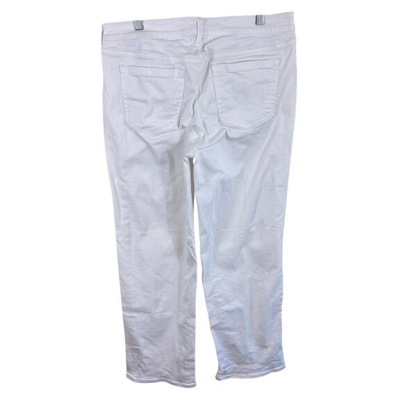 Torrid‎ Cotton White Perfect Wide Leg Vintage Stretch Mid Rise Jeans Size 10T - Picture 7 of 13